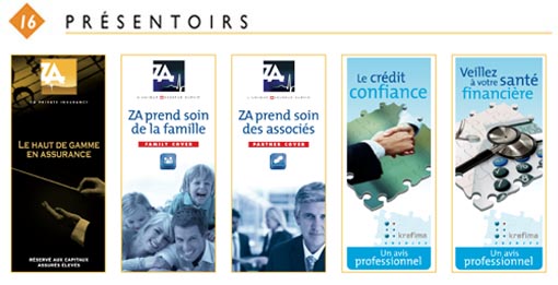 Présentoirs et rollups